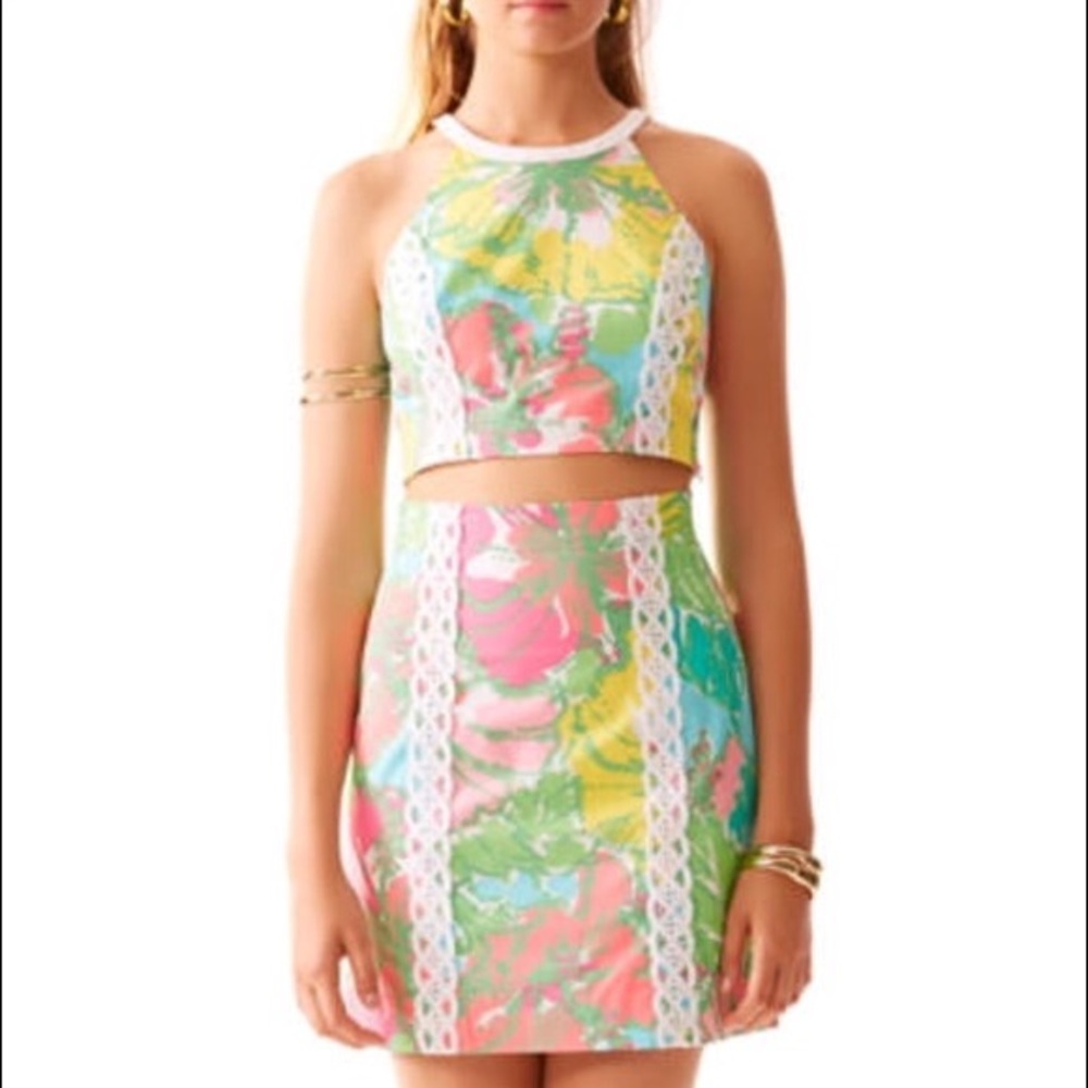 Lilly Pulitzer Big Flirt Vanna two piece dress